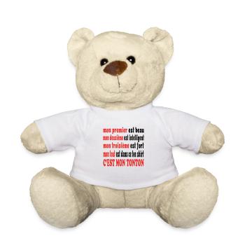 My UNCLE - Teddy Bear - white - Front