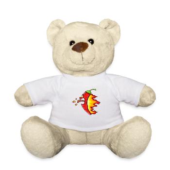Scharfe Chili - Teddy - Weiß - Vorne