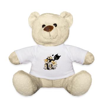 Cat - Teddy Bear - white - Front