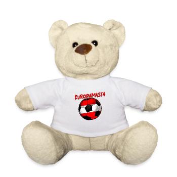 Austria, best footballers - Europe's European masta - Teddy Bear - white - Front