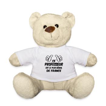MEILLEUR PROFESSEUR - Nounours - blanc - Devant