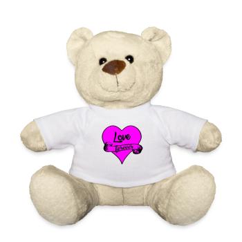 l’amour pour toujours - Nounours - blanc - Devant