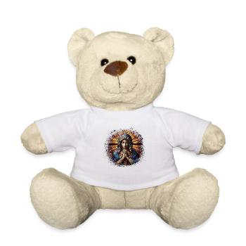 Stechpalme Maria Maria Madonna Mariana Jungfrau Maria Heilig - Teddy - Weiß - Vorne