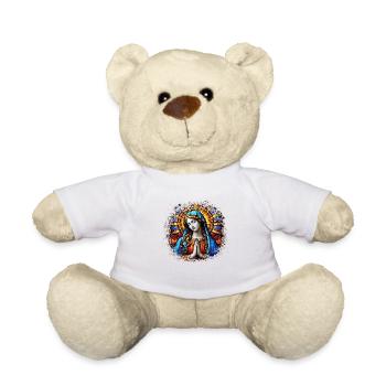 Stechpalme Maria Maria Madonna Mariana Jungfrau Maria Heilig - Teddy - Weiß - Vorne