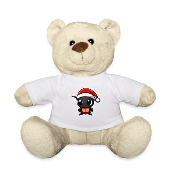 Ant Christmas - Teddy Bear - white - Front