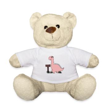 Dino - Teddy - Weiß - Vorne