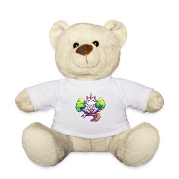 Einhornkatze - Teddy - Weiß - Vorne