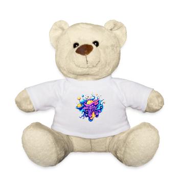 Glücklich - Teddy - Weiß - Vorne