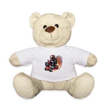 Scooter de course - Nounours - blanc - Devant