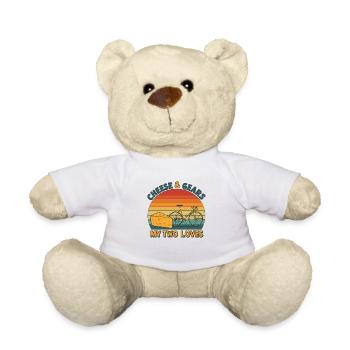Cheese & Gears : Mes deux amours ! - Nounours - blanc - Devant