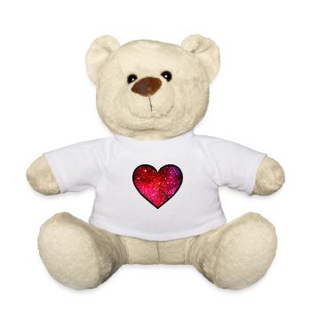 L’amour cosmique - Nounours - blanc - Devant