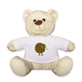 Kiwi bird - Teddy Bear - white - Front