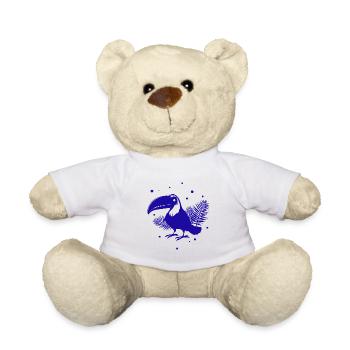 Tukan - Zoo - Vogel - Tierfreund - Naturschutz - Teddy - Weiß - Vorne