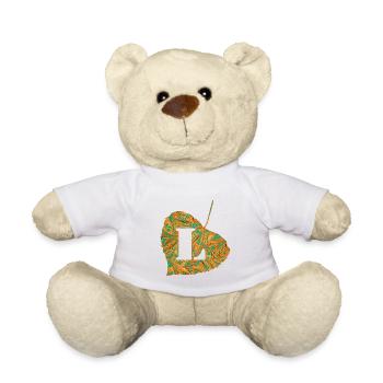 Feuille E 95 l - Nounours - blanc - Devant
