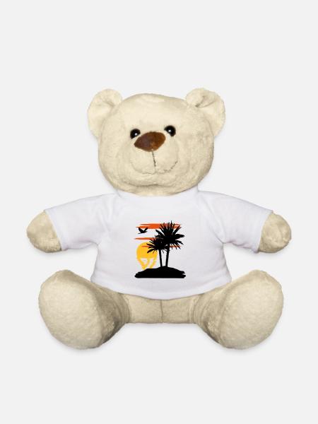 Sonnenuntergang - Sunset - Teddy - Weiß