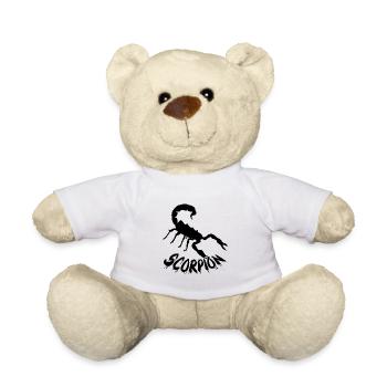 Scorpio - Teddy Bear - white - Front