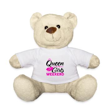 Demoiselle d’honneur Filles Soirée Party Ladies Cadeau - Nounours - blanc - Devant