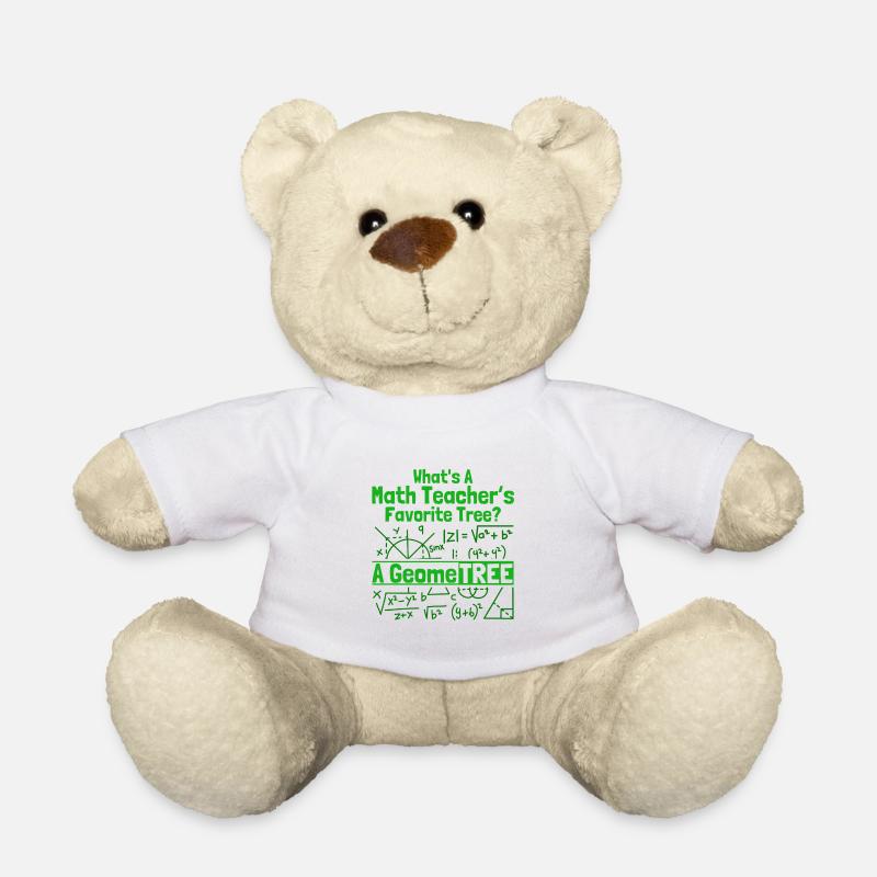 Mathe Mathematik Wissenschaft Mathe Geschenk - Teddy - Weiß