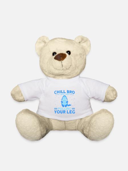 Haie Hai Liebhaber Haifisch Geschenk - Teddy - Weiß