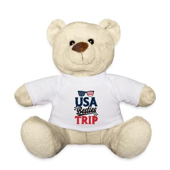 Besties Trip Urlaubsreise Urlaub Geschenk - Teddy - Weiß - Vorne
