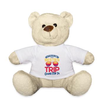 Besties Trip Urlaubsreise Urlaub Geschenk - Teddy - Weiß - Vorne