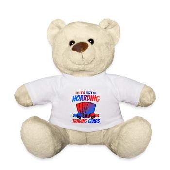 Trading Card Playing Card Card Game Gift - Teddy Bear - white - Front