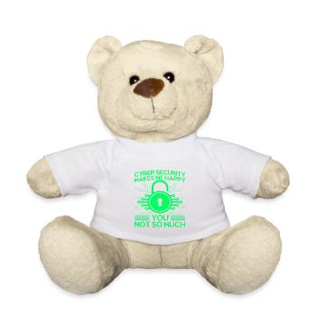 Network Security Specialist Gift - Teddy Bear - white - Front