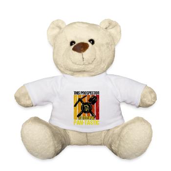 Gold Panner Gold Miner Gold Digger Gift - Teddy Bear - white - Front