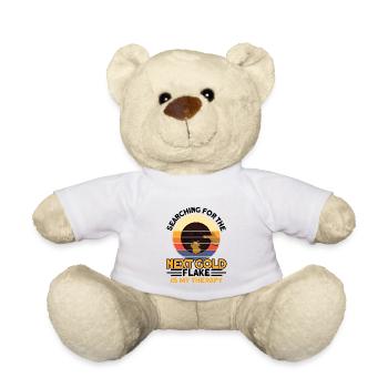 Gold Panner Gold Miner Gold Digger Gift - Teddy Bear - white - Front