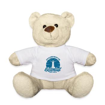 Norddeutsch Norden Nordsee Zitate Heimat Geschenk - Teddy - Weiß - Vorne
