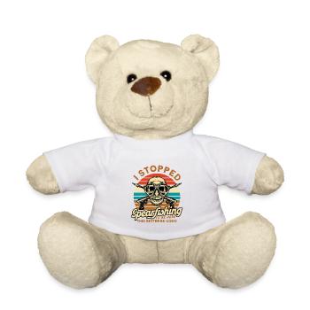 Cadeau de chasse-harpon Stop Spearfishing - Nounours - blanc - Devant