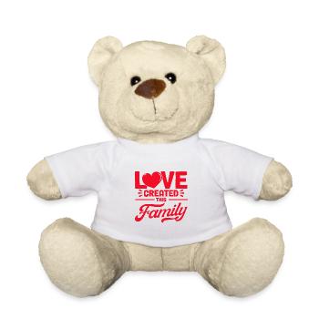 Adoption of children Foster parents Adoption - Teddy Bear - white - Front