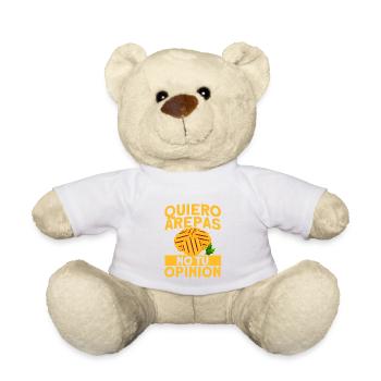 Arepas gourmands Arepa Gesche colombien - Nounours - blanc - Devant