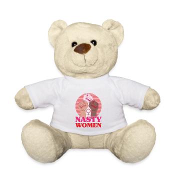 Empowerment of gender equality F - Teddy Bear - white - Front