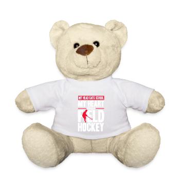 Mannschaftssport Feldhockey Feldhockey Spieler Ges - Teddy - Weiß - Vorne