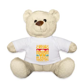 Shooting Sports Clay Pigeon Shooting Shooting Club Gift - Teddy Bear - white - Front