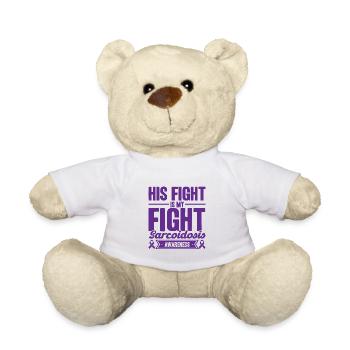 Sarcoïdose Sensibilisation Sarcoïdose Soutien SA - Nounours - blanc - Devant
