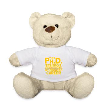 Meine Trinker Karriere Doktor Geschenk - Teddy - Weiß - Vorne