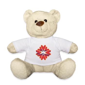MAÎTRESSE. MAITRE. MERCI. MERCI MAÎTRESSE. ECOLE - Nounours - blanc - Devant