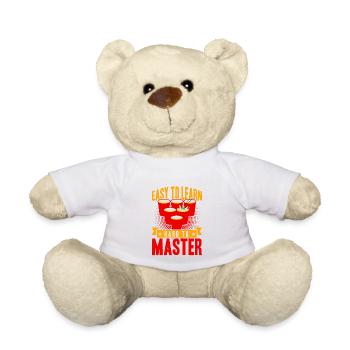 Beer Pong Champion Easy to learn, hard to learn - Teddy Bear - white - Front