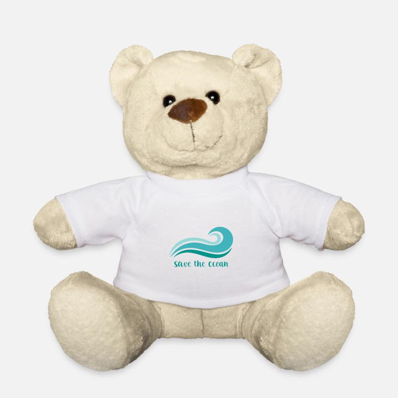 Océan - Nounours - blanc