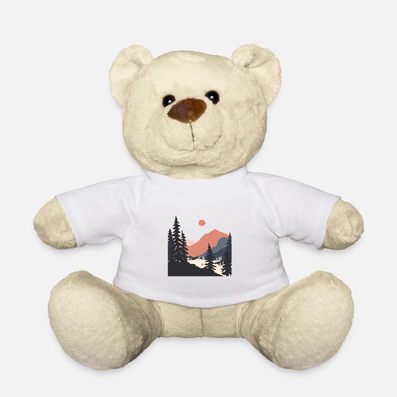 Die Geometrie des Sonnenaufgangs - Teddy - Weiß