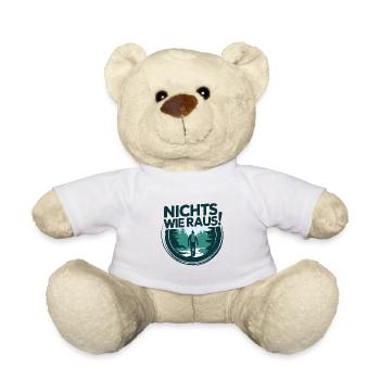 Nichts wie raus - in die Natur - Wandern - Teddy - Weiß - Vorne