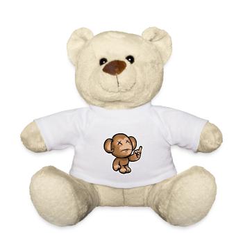 singe - Nounours - blanc - Devant