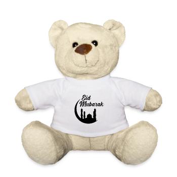 Eid Mubarak Islam Moslem Ramadan Mubarak Geschenk - Teddy - Weiß - Vorne
