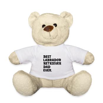 Meilleur chien de laboratoire Labrador Retriever de tous les temps - Nounours - blanc - Devant