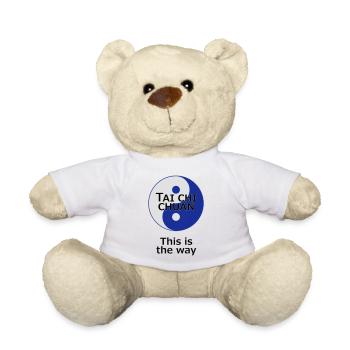 Tai Chi Chuan This is the way Yin Yang Taiji Vekto - Teddy - Weiß - Vorne