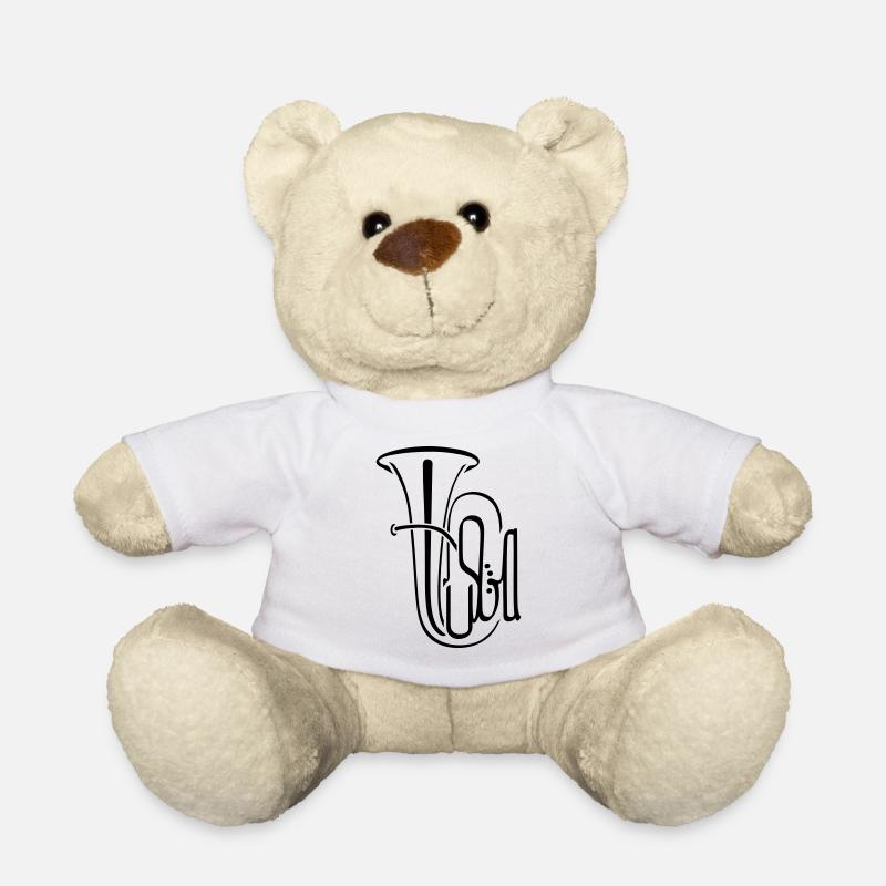 Tuba, Instrument - Teddy - Weiß