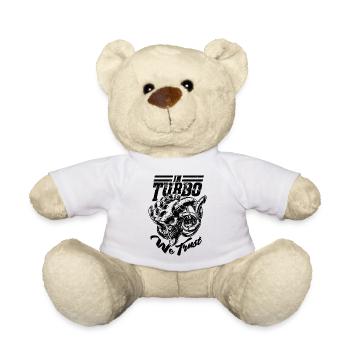 We Trust in Turbo Skull, Tuner, Mechaniker, Boost - Teddy - Weiß - Vorne