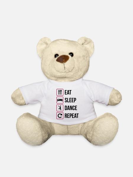 Eat Sleep Dance Repeat - Teddy - Weiß